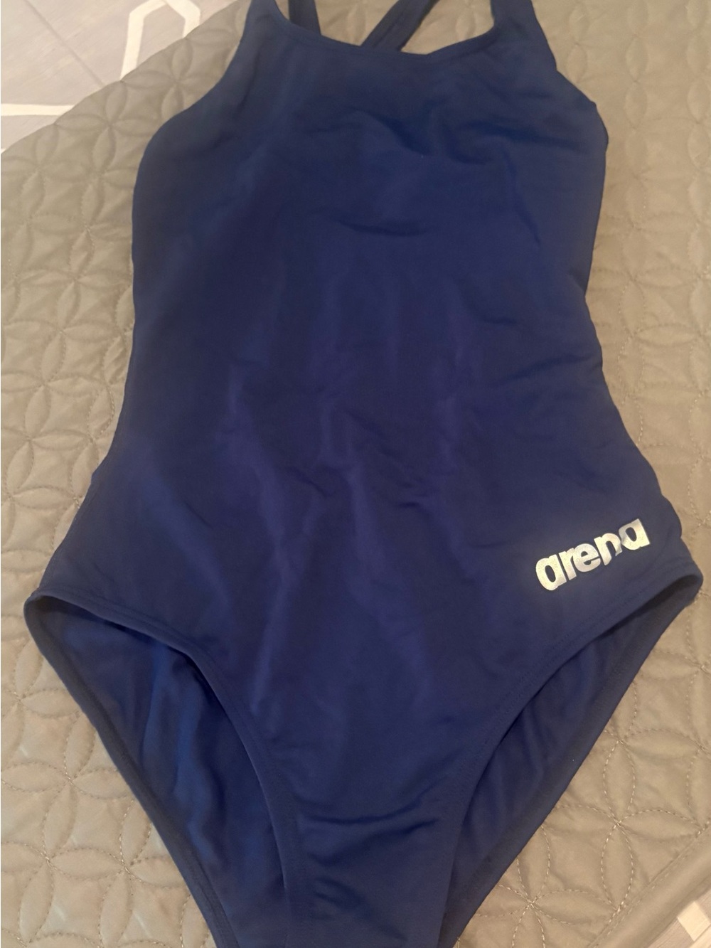 Arena Kids Navy Blue Swim Team One-Piece Swimsuit